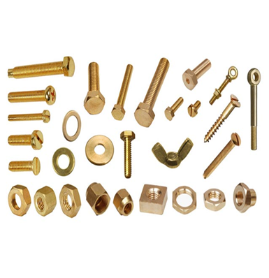 Brass Nut, Bolt & Washers